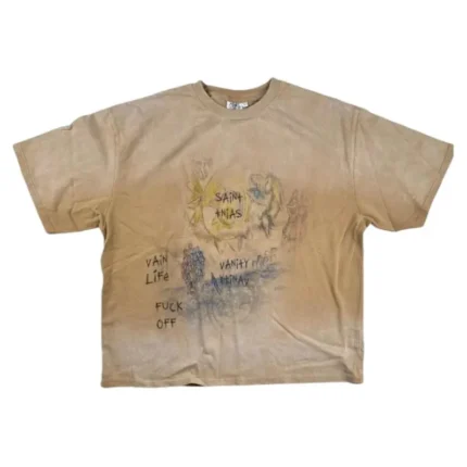 Beige Saint Vanity Fuck Off T-Shirt