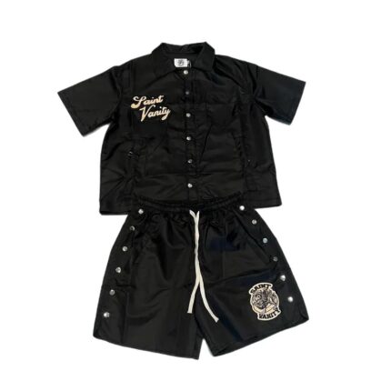 Black Saint Vanity Nylon Short Set