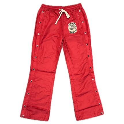 Burgundy Saint Vanity Nylon Track Pants