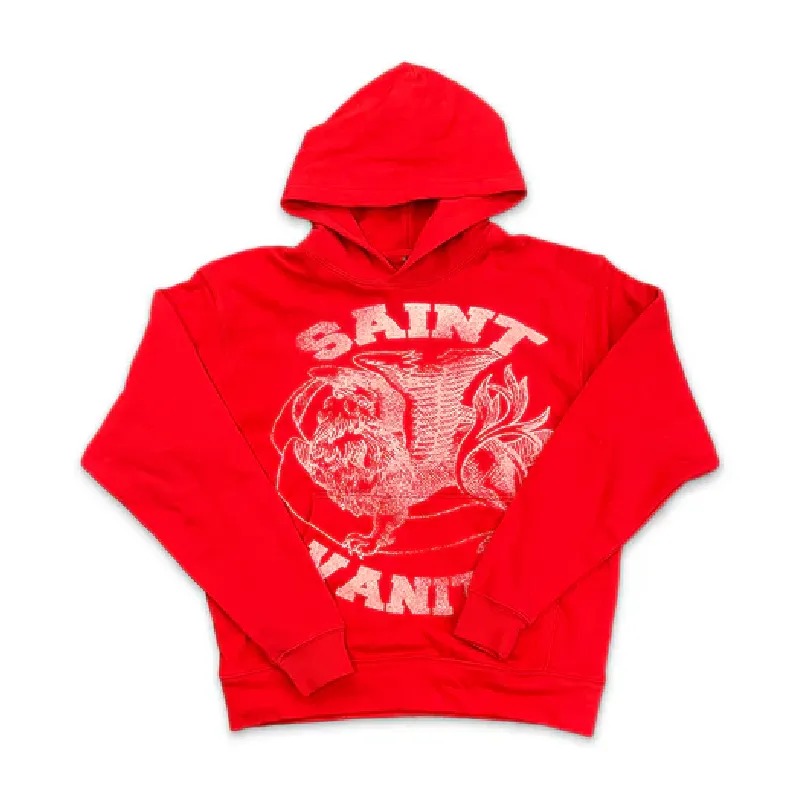 Red Saint Vanity Logo Hoodie Red Saint Vanity Logo Hoodie