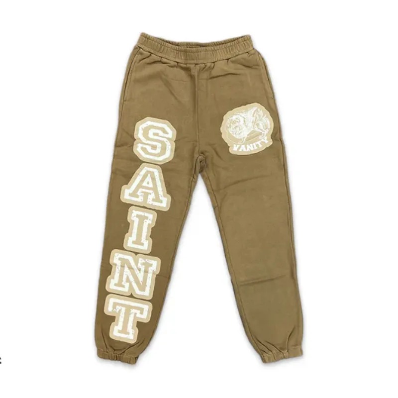 Tan Saint Vanity Logo Sweatpants Tan Saint Vanity Logo Sweatpants